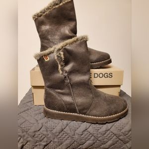Gray Skechers Winter Boots